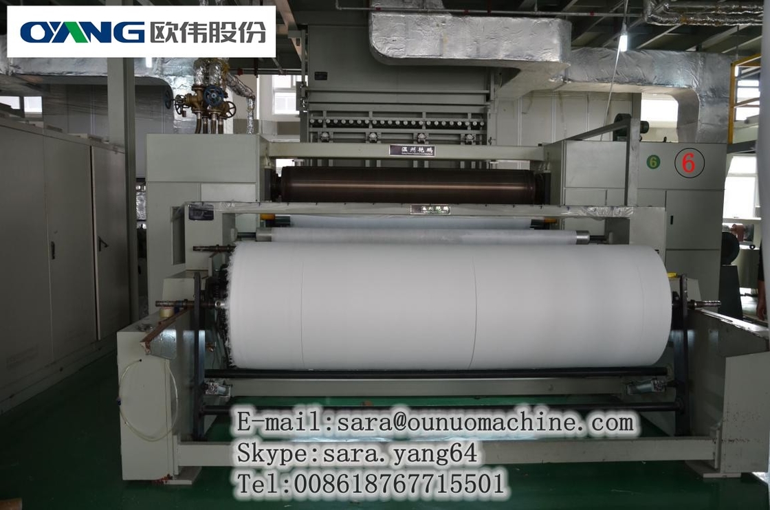 Maszyna do produkcji włókniny z pojedynczą / podwójną belką, do produkcji tkanin