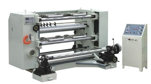 maszyna do przewijania folii z tworzywa sztucznego / papieru oddzielającego - cięcie - walcowanie