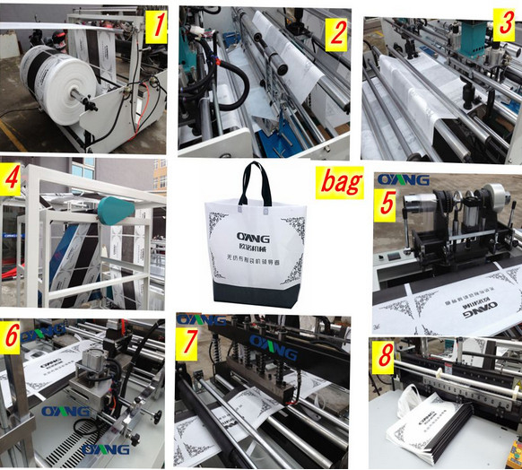 LCD ultradźwiękowy pp włókniny tkaniny uchwyt / carrier / zamek maszyna do produkcji torebki