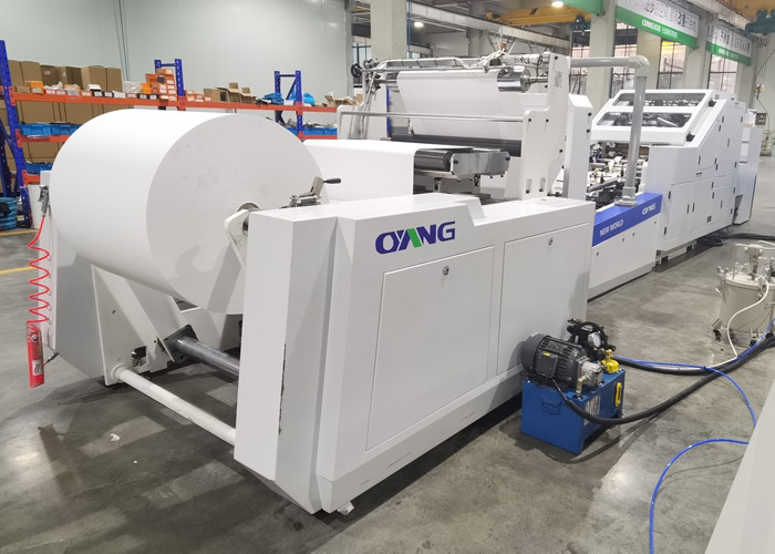 Zintegrowana maszyna do produkcji toreb papierowych 510 mm 200 sztuk / min