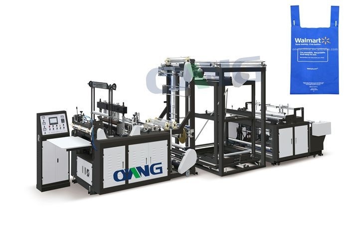 Automatyczna maszyna do produkcji non-woven torba, recykling włókniny D-cut / Box maszyny do produkcji toreb