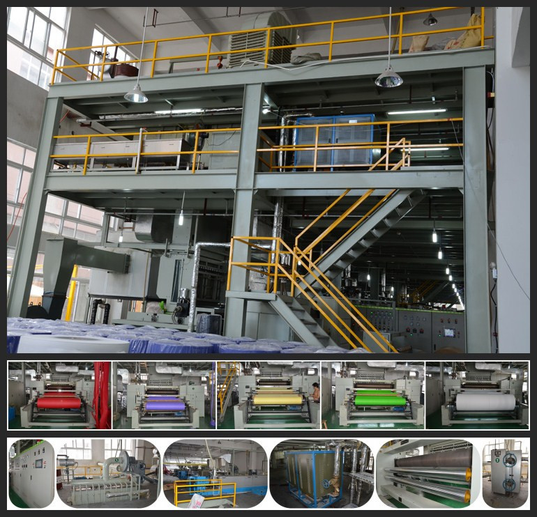 Maszyna do produkcji włókniny o dużej szybkości, zwarta konstrukcja 0 - 250 m / min