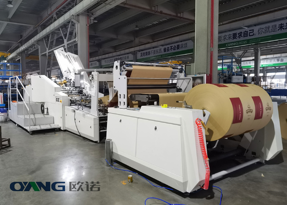 200cm Maszyna do produkcji torebek papierowych z dolnym zaworem z uchwytem skręconym online