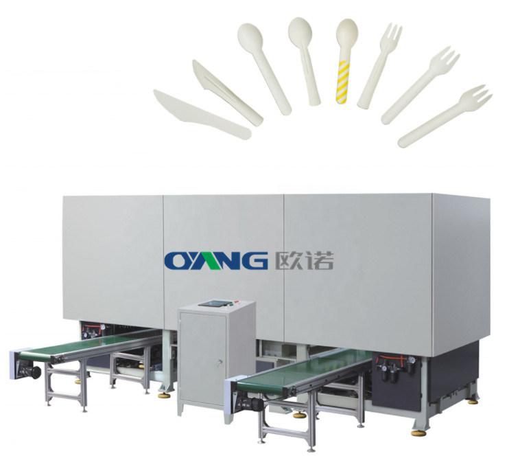 Jednorazowa maszyna do produkcji sztućców Maszyna do produkcji łyżek do lodów papierowych