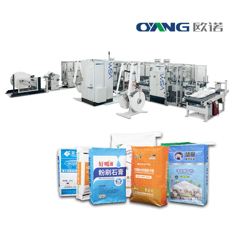 6 barowa maszyna do produkcji worków PP z zaworem tkanym do dna bloku worków z cementem ryżowym